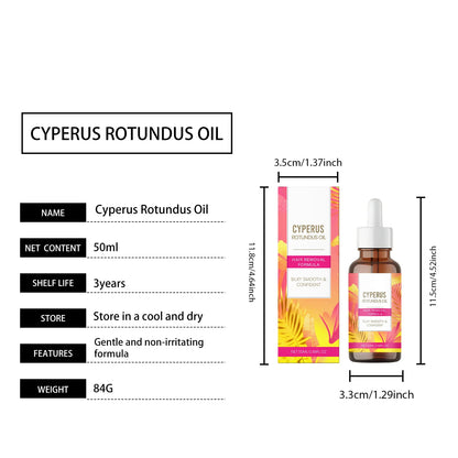 Cyperus Rotundus Oil Deeply Moisturizing Nourishes Skin Reduces Hair Removing Dryness Discomfort Soft Smooths Skincare Care Oils