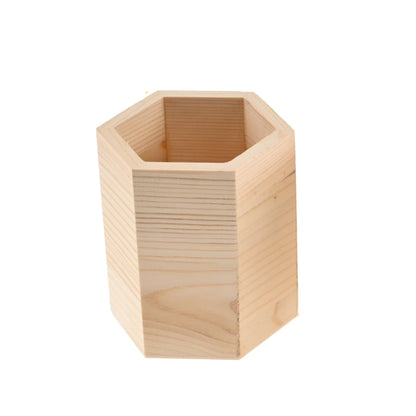 Wooden stationery storage box for pens, pencil cases, office pen holders, makeup brush containers, stationery supplies,
