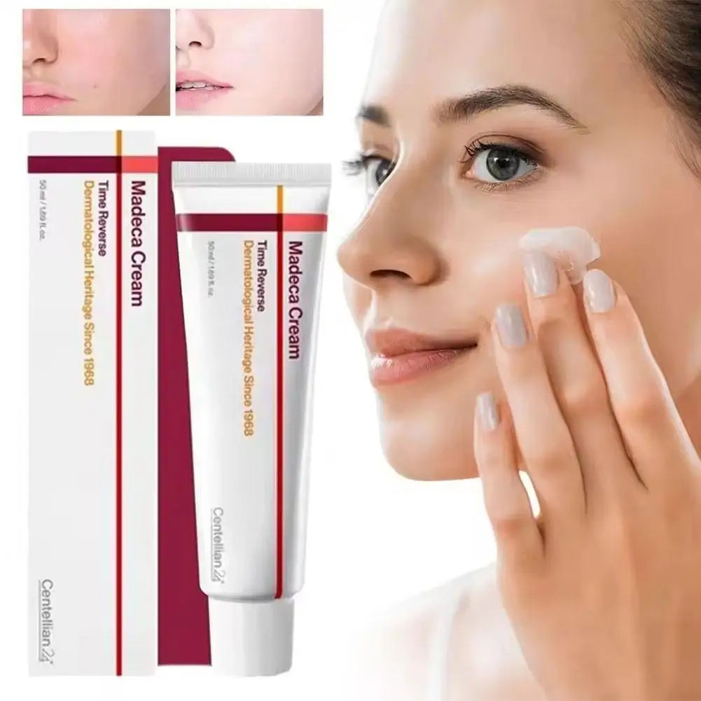 Korea Madeca Cream Time Reverse Moisturizer Long Lasting Hydration Dry Skin Daily Skincare Barrier Repair Reduce Wrinkles Lift