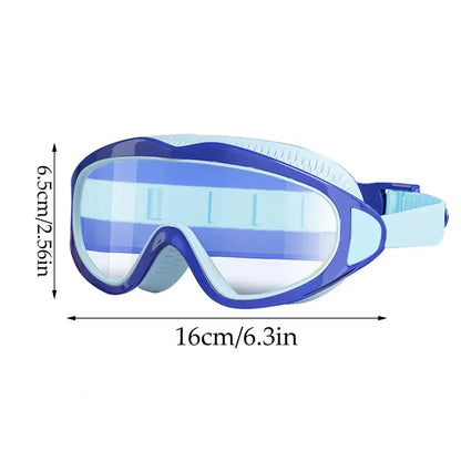 Children's swimming goggles; anti-fog and anti-ultraviolet; wide-angle swimming goggles; waterproof children's pool glasses; sui
