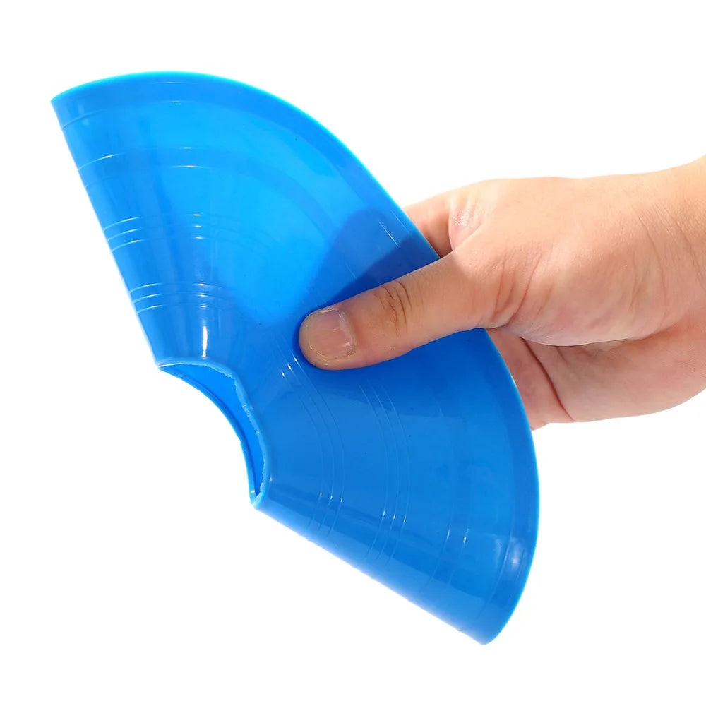 10PCS PVC New Sport Football Soccer Rugby Speed Training Disc Cone Cross Track Space Marker Outdoor Sports Cross Speed Training