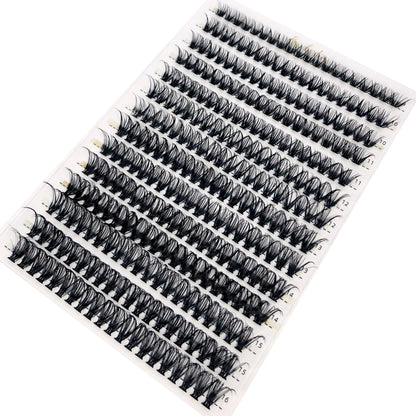 AMSDCN 100/280 clusters 30D 40D 60D 80D curly eyelashes naturally soft DIY makeup false eyelashes
