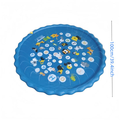 Water Fun toys outdoor water splash pad PVC inflatable swimming pool pad outdoor lawn play pad water amusement splash pad