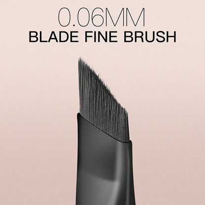 4pcs Blade Makeup Brushes Angled Thin Eyebrow Brush Flat Fine Eyeliner Brush Professional Liner Brow Make Up Tools