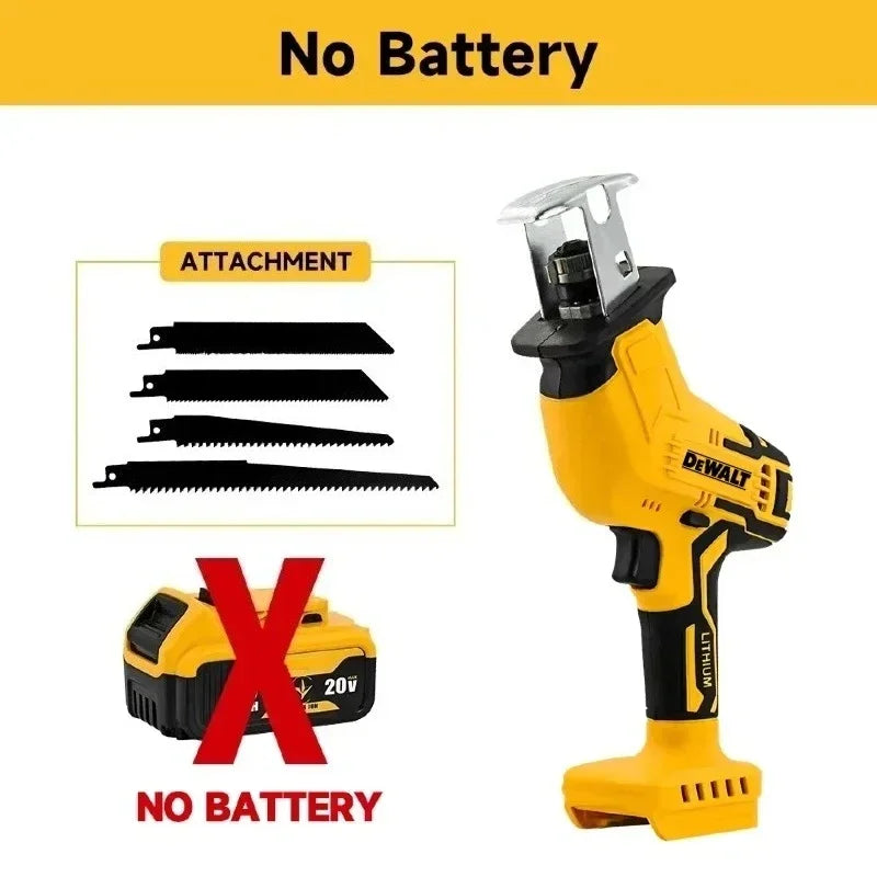Dewalt 2800RPM Cordless Electric Reciprocating Saw Brushless Multifunctional Metal Wood Pipe Cutting Saw For Dewalt Battery