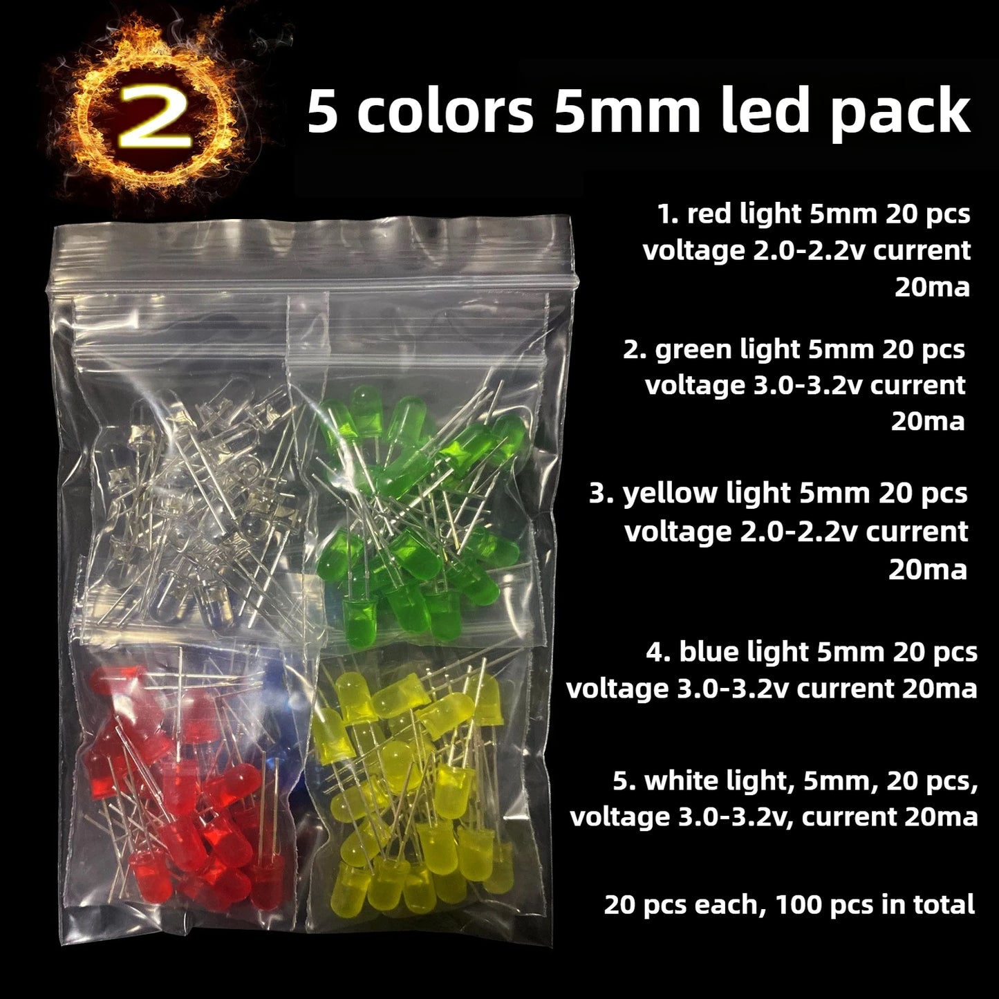 1500Pcs Electronic Components Starter Kit Resistor Capacitor LED Diode Transistor Assortment Pack for DIY Arduino