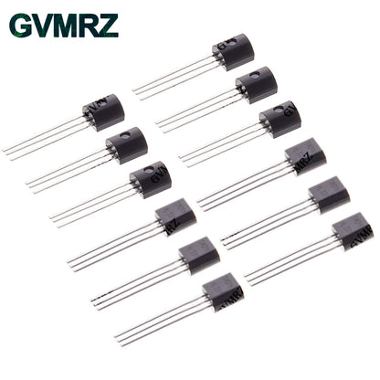 600PCS 15Value x 40Pcs Transistor TO-92 Assortment Box Kit Transistors 2N2222 2N3904 2N3906 C945 S8050 Direct-plug triode box