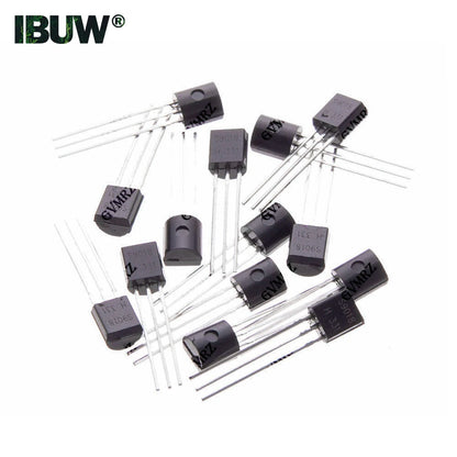 600PCS 15Value x 40Pcs Transistor TO-92 Assortment Box Kit Transistors 2N2222 2N3904 2N3906 C945 S8050 Direct-plug triode box