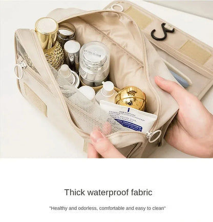 Travel Makeup Bag High Capacity Toiletries Storage Pouch Travel Make Up Organizer Waterproof Beauty Bag Bathroom Wash Bag