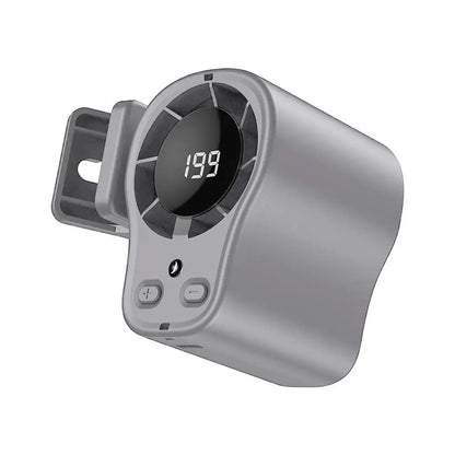 Summer Semiconductor Cooling Car Fan with LED Display USB Rechargeable Clip Portable Desk Fans 360 Rotation For Camping