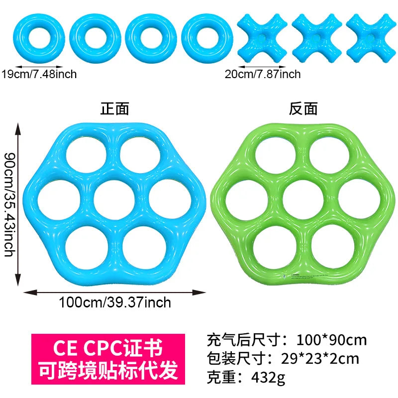 Pool Toys Inflatable Game Giant Outdoor Floating Game Swimming Pool Games for Kids Adults Teens Family Pool Beach Lawn Camping