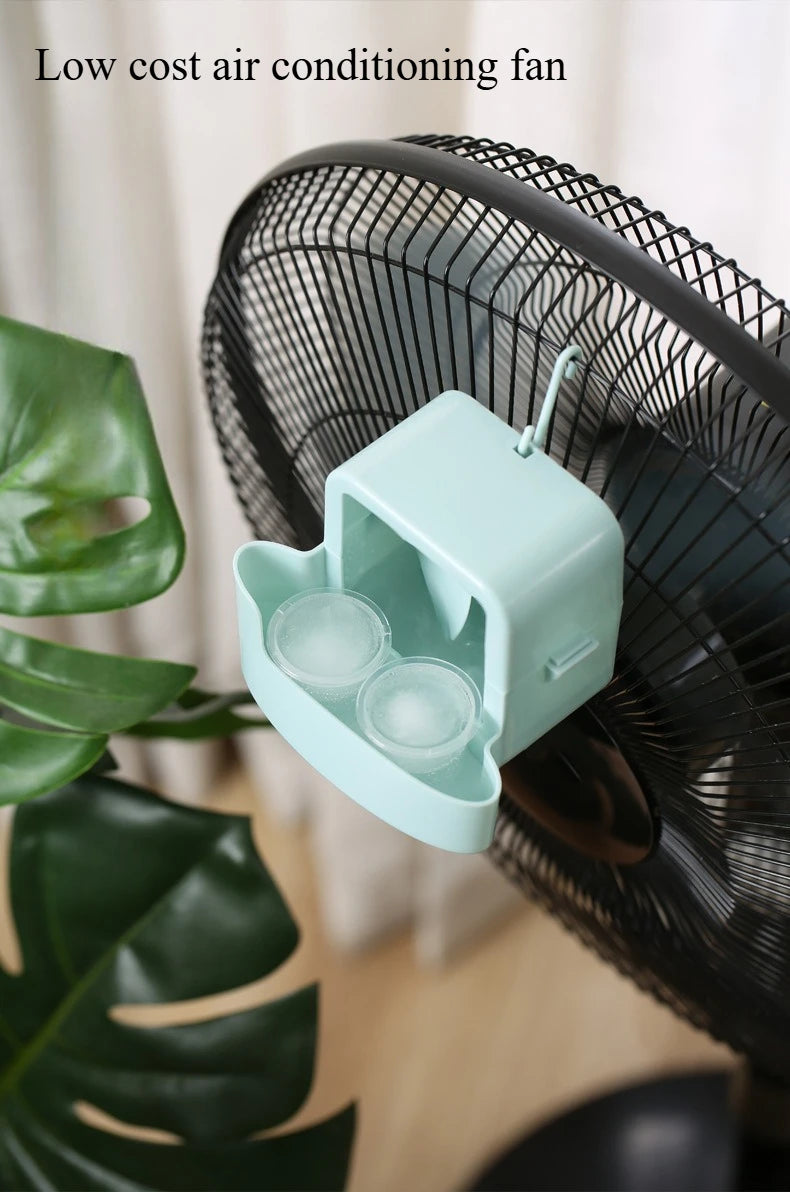 Hot Weather Fan Cooler Add Ice Cool Floor Fans Blow Cold Wind Household Hanging Ice Cooling Device Summer Small Air Conditioner