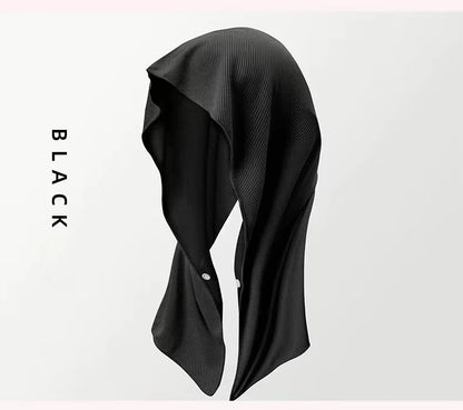 Summer Cooling Hoodie Towel Sweat-absorbent Cool Anti-UV Cycling Soft Cold Sensing Quick-drying Scarf for Fitness Hiking Fishing