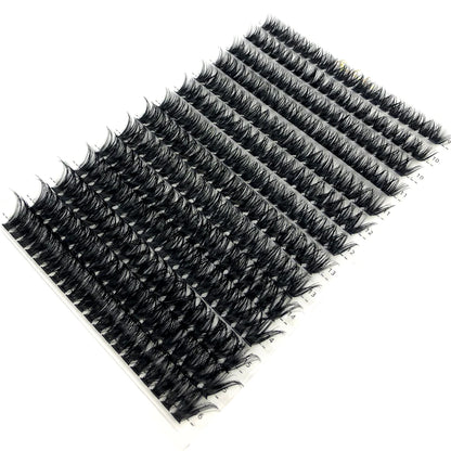 AMSDCN 100/280 clusters 30D 40D 60D 80D curly eyelashes naturally soft DIY makeup false eyelashes