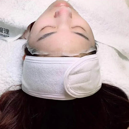 Fashion Women Wide Hairband Adjustable Makeup Wash Face Toweling Hair Wrap Headbands Face Washing Yoga Hair Make Up Accessories