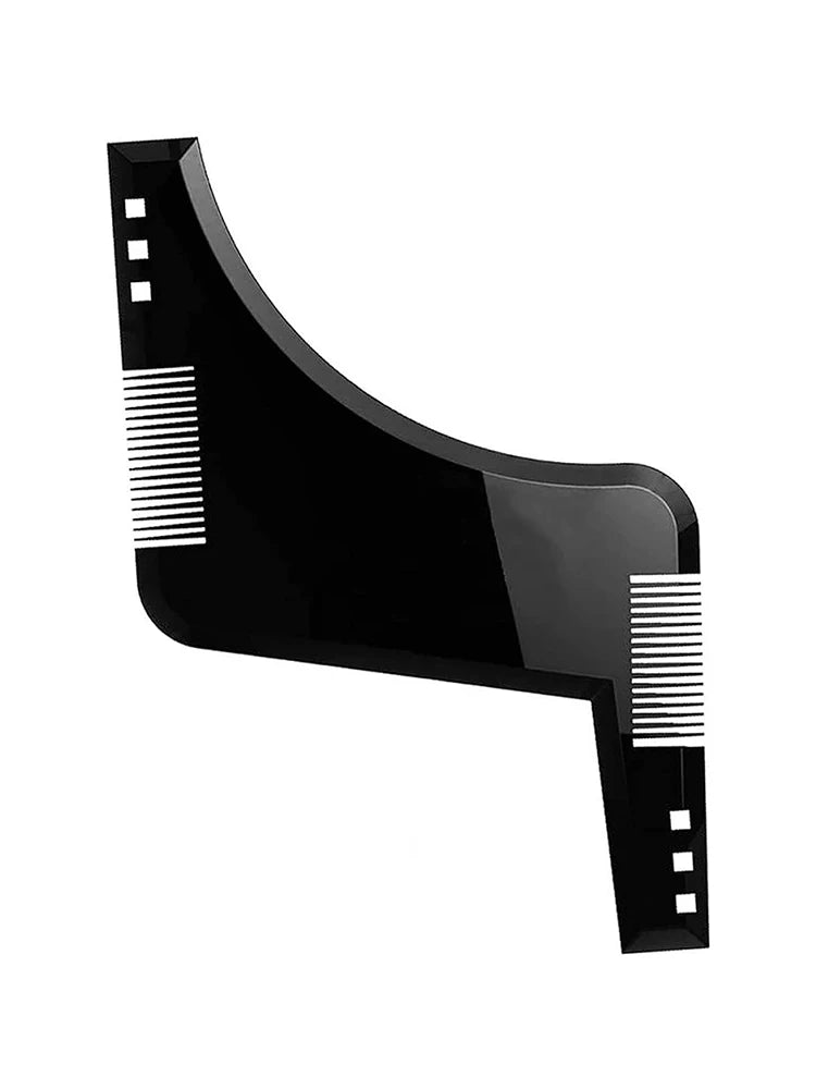 Beard Comb Sideburns Styling Comb Ribbon Brush Trimming Template Beard Styling Comb Makeup Comb Use With Beard Trimmer Or Razor