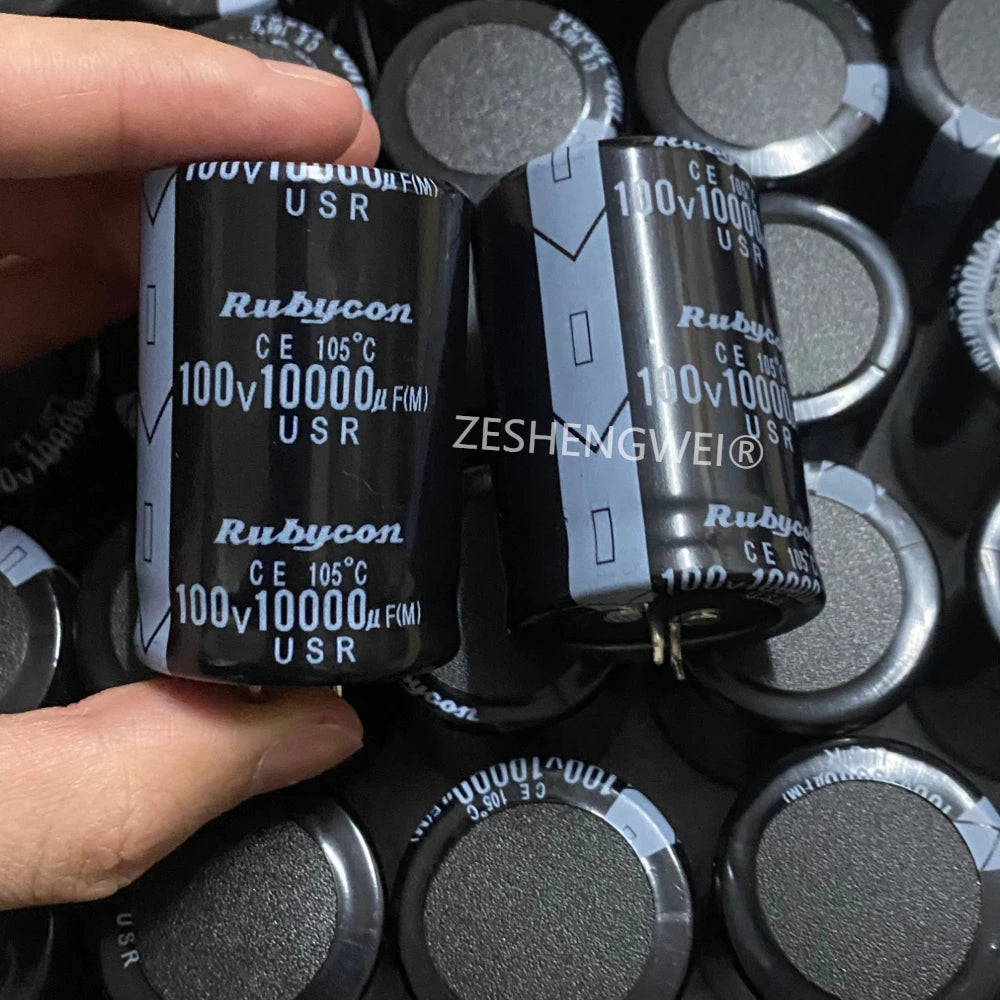 30-2PCS 100V10000UF Electrolytic capacitor 10000UF100V 10000uf 100v 35*50mm Amplifier Audio Filter Capacitors