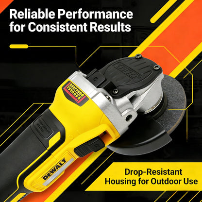 DEWALT DCG405 125mm flat head angle grinder bare machine tool cutting machine brushless 20V lithium battery tools(no battery)