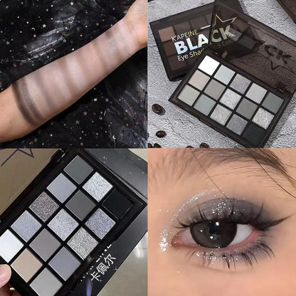 15 Colors Sexy Eyeshadow Palette Wild Dark Night Shadow Cosmetics Long Lasting Pearlescent Smoky Makeup Portable Safe 2026