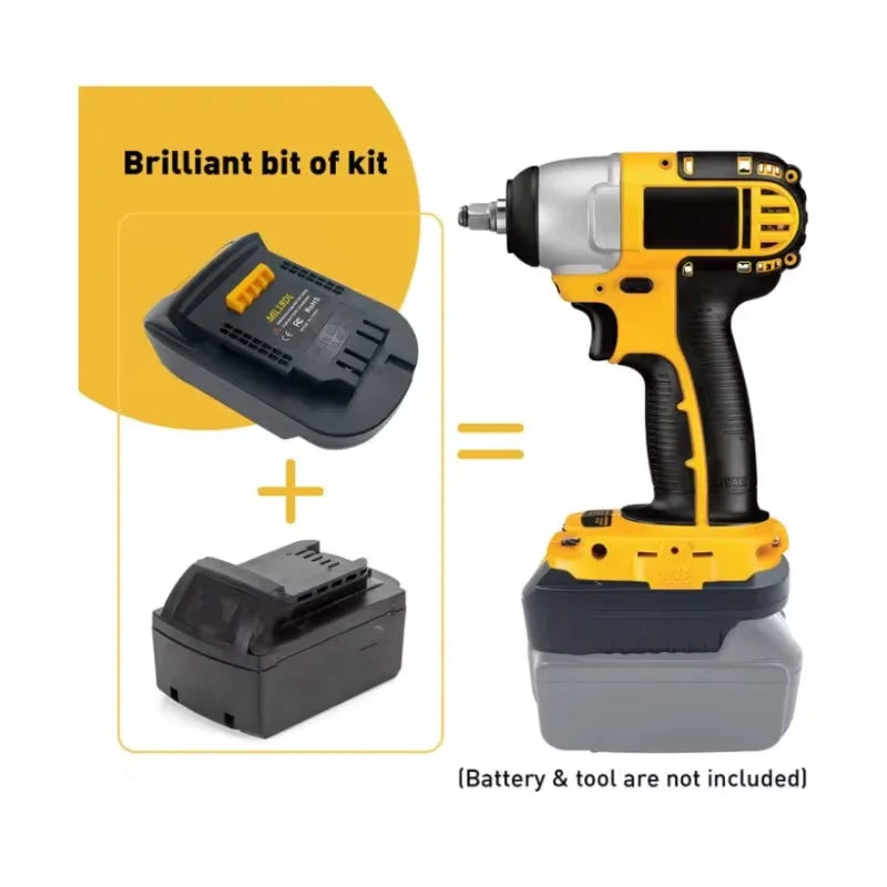 Power Tool Adapter DM18M MT20BSL Converter For Bosch For BlackDecker 18V Li-ion Battery for Makita/Milwaukee/Dewalt Tools