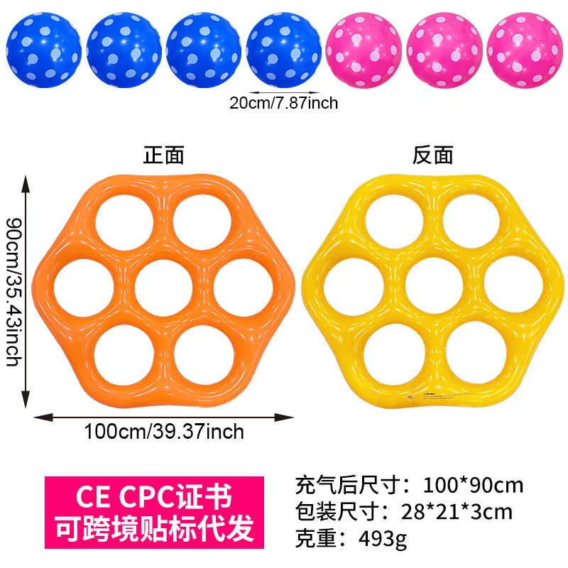 Pool Toys Inflatable Game Giant Outdoor Floating Game Swimming Pool Games for Kids Adults Teens Family Pool Beach Lawn Camping