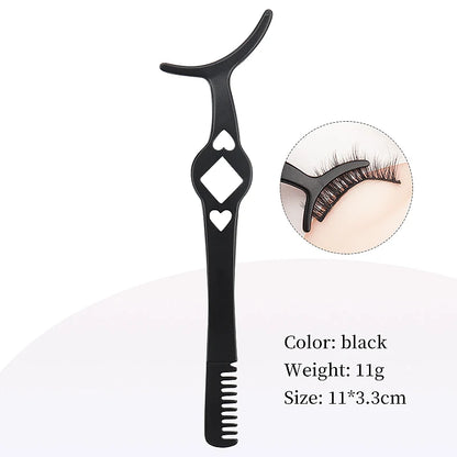 1Pcs False Eyelash Tweezer Eye Lash Applicator Comb Makeup Tools Auxiliary Curler Mink Eyelashes Extension Professional Tweezers