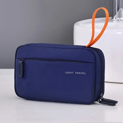 3-in-1 Travel Toiletry Bag Oxford Cloth Lightweight Waterproof Shaving Bag Handheld Makeup Bag Makeup Organizer Business