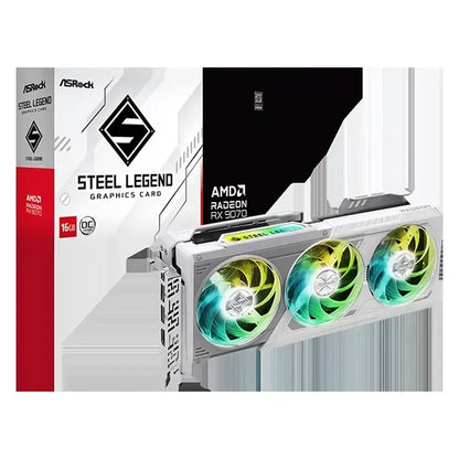 【CHIMU HOME】Radeon RX 9070 XT 16GB GDDR6 Graphics Card Triple Cooling 4K Gaming Video Card for Desktop PC Rendering GPU