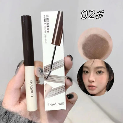 Natural Dyeing Eyebrow Cream Waterproof Berry Pink Brown Tint Eyebrow Mascara Eyes Makeup Long-lasting Brow Enhacer Gel Cosmetic