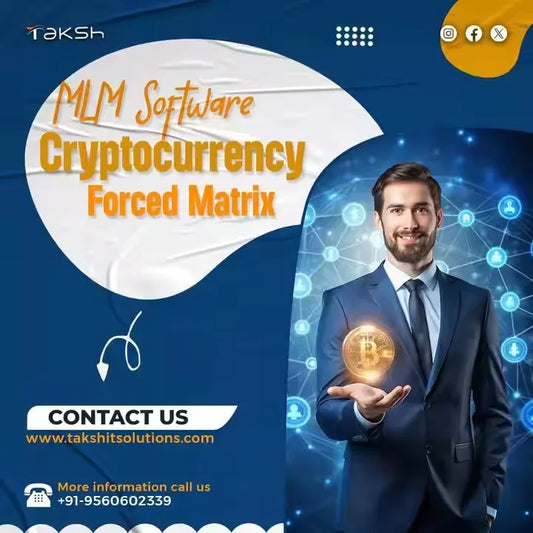 MLM matrix crypto token rewards software