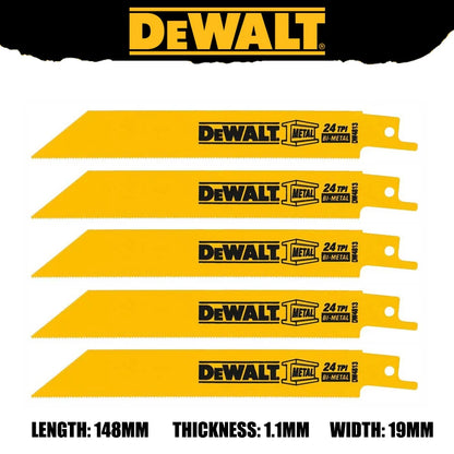 DEWALT Original Bi-Metal Reciprocating Saw Blades Sturdy Durable Tools Accessories DW4808 DW4802 DW4812 DW4813 DWA4186