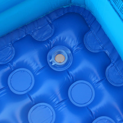 Inflatable Ball Pit Pool for Kids, Toddlers,, Blow Up PVC Swimming Pool for Indoor Outdoor Water Summer Party Backyard, Blue