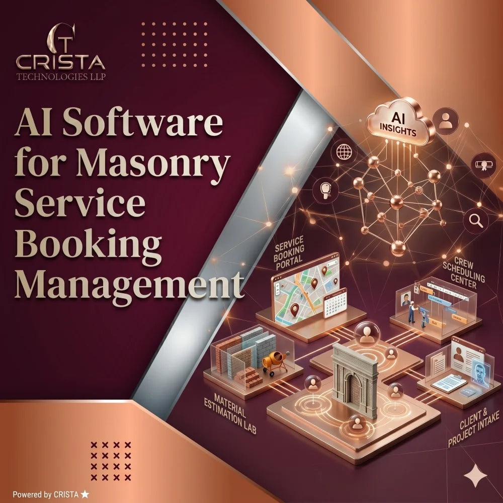AI Software for Masonry Service Booking Management Shopify WordPress Plugin Website Design Mobile Application AI ERP Software