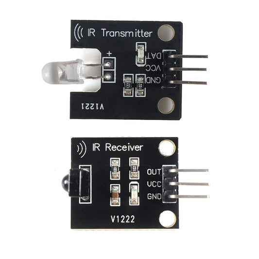 IR Transmitter Receiver Sensor Module Kit 38KHz 10M 5V for Arduino Nano Remote Control ESP8266 DIY Electronic Components 18650