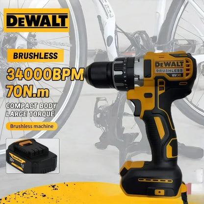 Dewalt Brushless Cordless DCD796 Impact Drill, Multifunctional Rechargeable Electric Screwdriver Power Tools