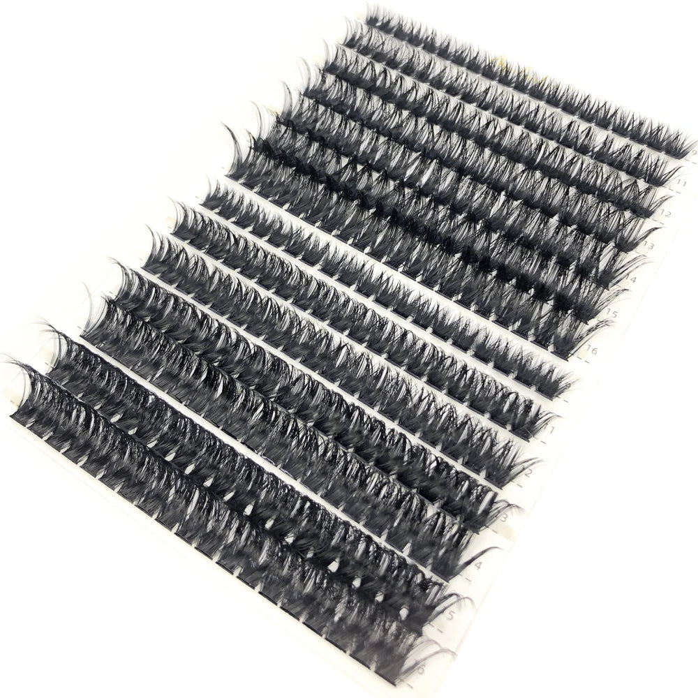 AMSDCN 100/280 clusters 30D 40D 60D 80D curly eyelashes naturally soft DIY makeup false eyelashes