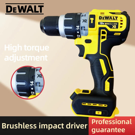 Dewalt DCD796 Cordless Brushless Impact Drill Brushless Drill Multifunctional Rechargeable Portable 20V Battery Power Tools