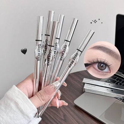 Two-Prong Eyebrow Pen For Women Gege Bear Long-lasting Natural Strokes Waterproof Anti-Sweat Non-smudged All-Day Wear Eye Makeup