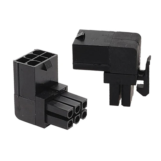Highly Accuracy 90° Graphics Card Elbow 90Degree Angle 6pin Connectors Graphics Card Elbow Positive Direction Connectors
