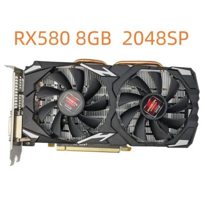 HD Graphics Card RX5808GB Chicken Eating Game Graphics Card Desktop-Computer Computer Graphics Card
