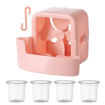 Hot Weather Fan Cooler Add Ice Cool Floor Fans Blow Cold Wind Household Hanging Ice Cooling Device Summer Small Air Conditioner