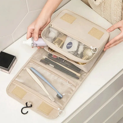 Travel Makeup Bag High Capacity Toiletries Storage Pouch Travel Make Up Organizer Waterproof Beauty Bag Bathroom Wash Bag