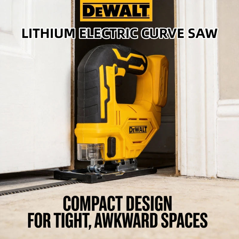 DewaltBrushless Curve Saw 20V Cordless Electric Jig Saw Portable Multifunction Adjustable Woodworking Power Tool（only machine）
