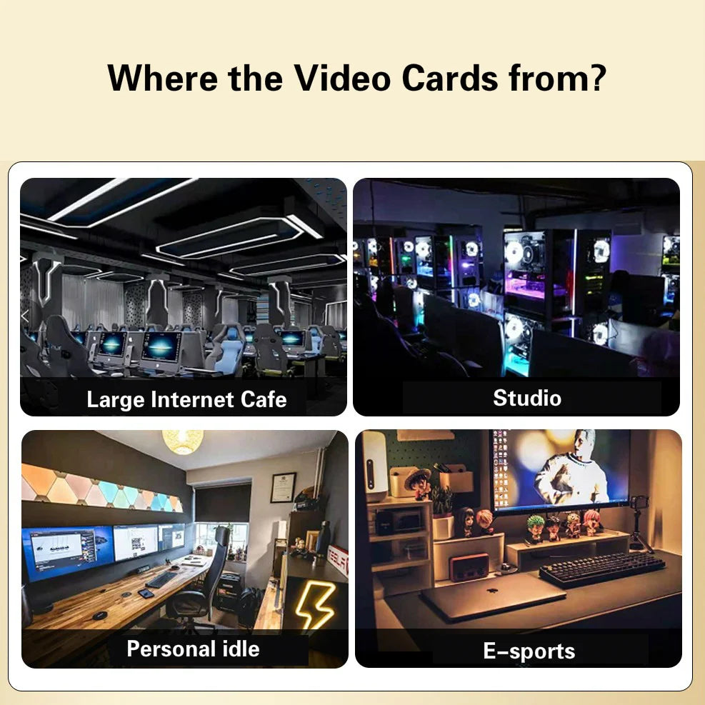 XFX original RX 5600XT 6G Game graphics card GDDR6 Computer graphics card  Video board  RX-56XT66WD6 Display card Function card