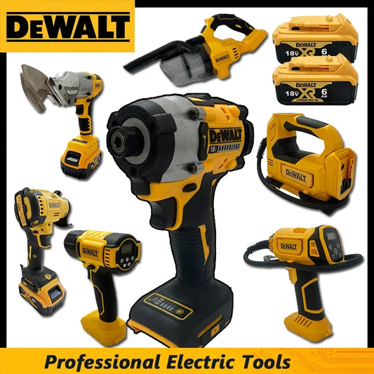 DEWALT Cordless Brushless Angle Grinder, Cutter, Electric Wrench, Polisher, Vacuum, Jigsaw, Multifunctional Power Tools