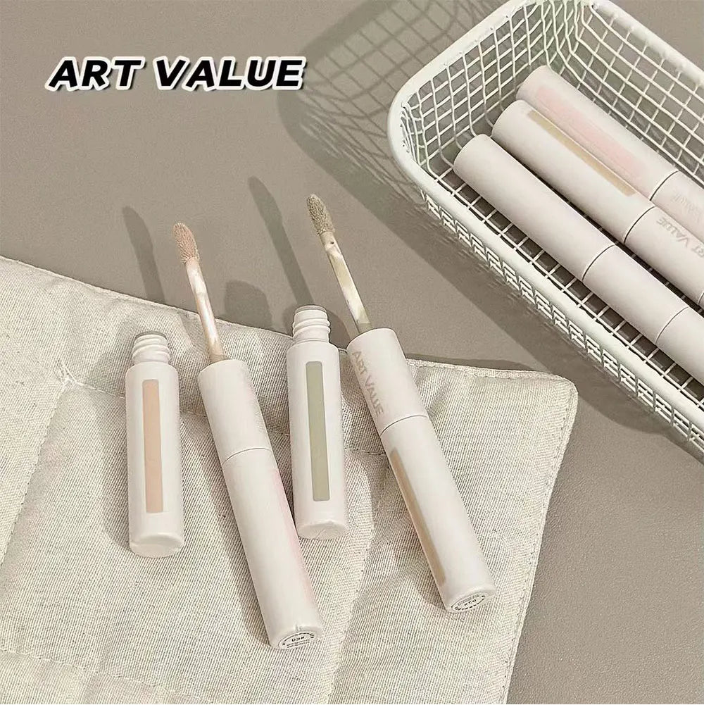 Dual End Concealer Stick Pink Liquid Brightening Contour Pen Correcting Penfor Under Eye & Face Sculpting Full Coverage Makeup