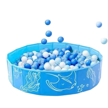 Kiddie Pool with Canopy 120x30cm Foldable Summer Water Play Toy  Children's sunshade swimming pool patio wading pool Baby Pool