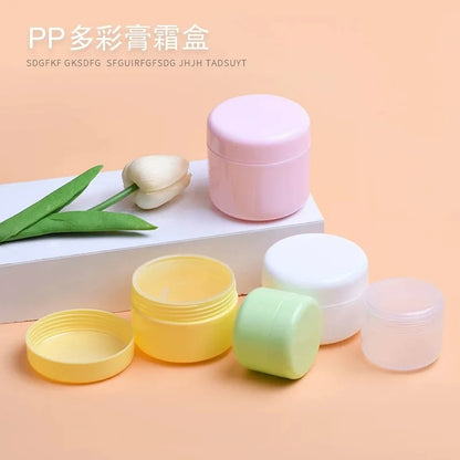 20/30/50/100g Multi-color Cream Bottle Cream Box Sample Bottle Lotion Cosmetic Container Refillable Bottles Empty Makeup Jar