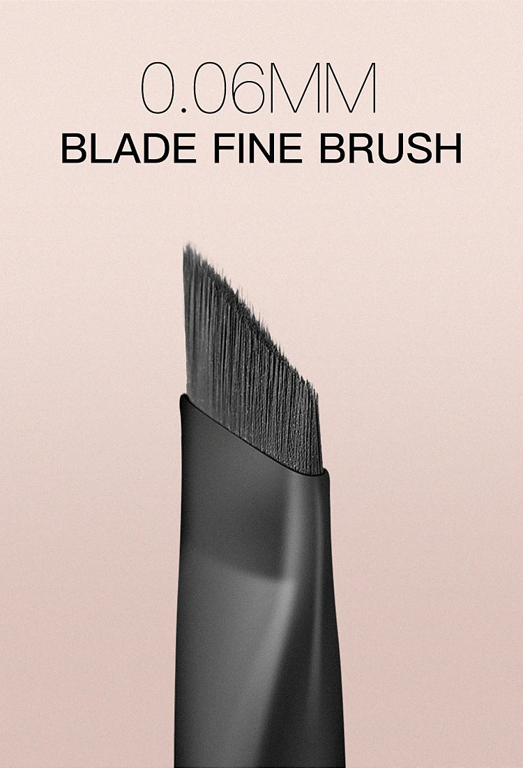 4pcs Blade Makeup Brushes Angled Thin Eyebrow Brush Flat Fine Eyeliner Brush Professional Liner Brow Make Up Tools