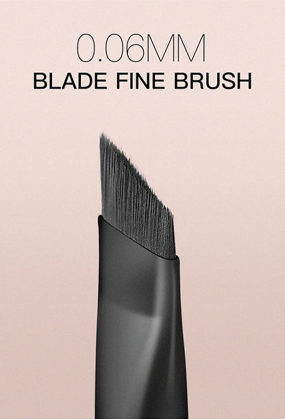4pcs Blade Makeup Brushes Angled Thin Eyebrow Brush Flat Fine Eyeliner Brush Professional Liner Brow Make Up Tools
